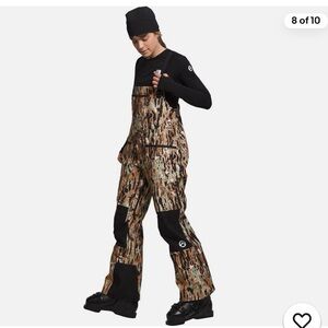 North Face Summit Verbier GTX Gore Tex Shell Ski Bib NF0A82WUOL1 M